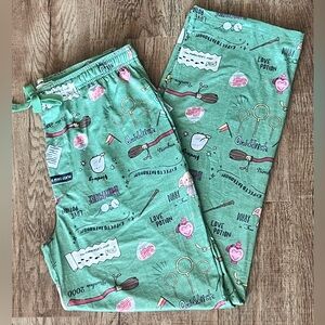 Harry Potter Sleep Pants Dobby Box Lunch loungewear mens size S Wizarding World